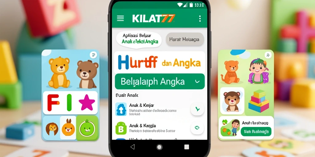 Tampilan antarmuka KILAT77 yang ceria dan interaktif.