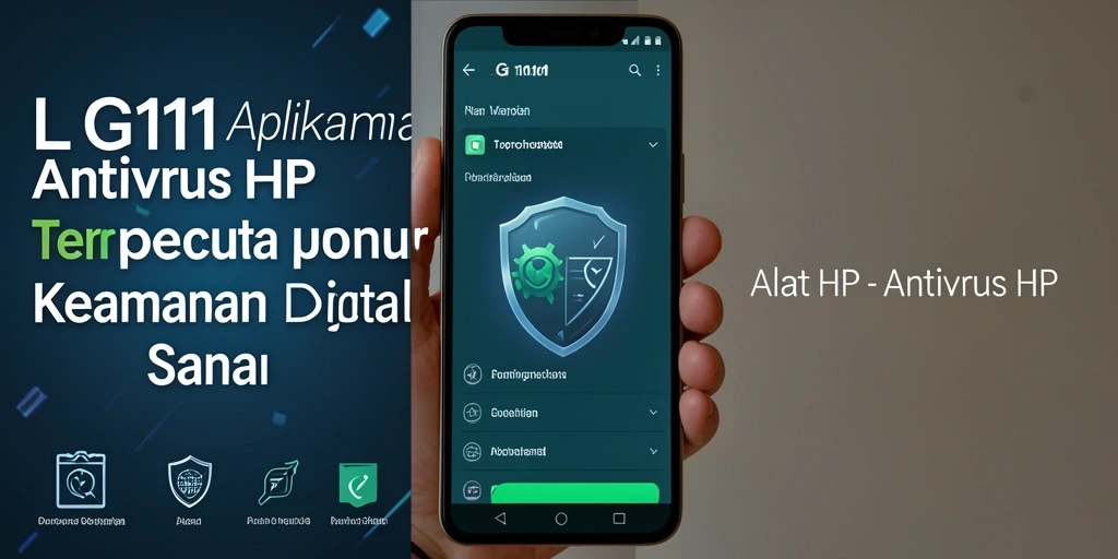Antarmuka LG111 yang modern dan mudah digunakan.