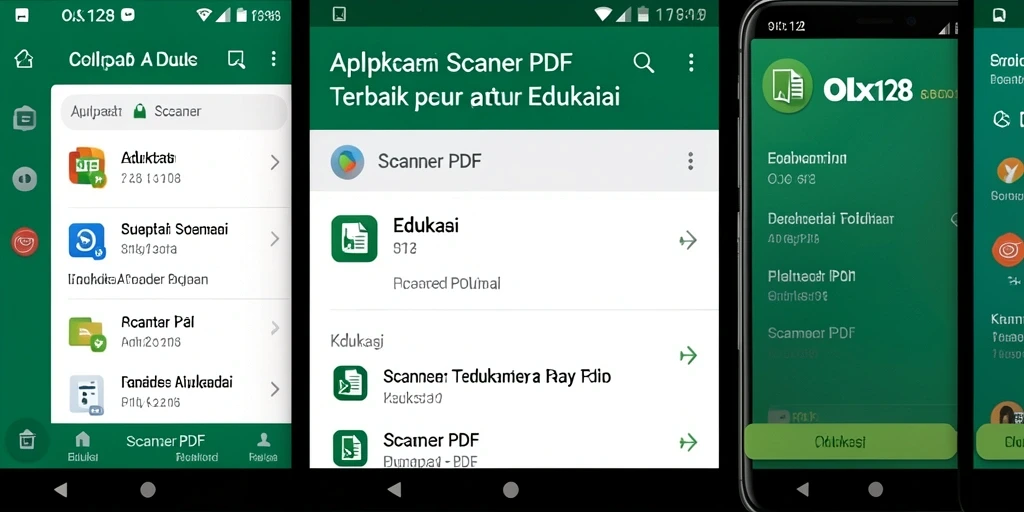 Antarmuka OLX128 yang sederhana dan mudah digunakan untuk Scanner PDF.