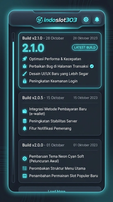 Riwayat Versi indoslot303 untuk Pengguna Android